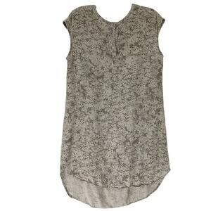 NWOT CLOTH & STONE Dress S Tunic Sleeveless High Low Curve Hem Midi Tencel